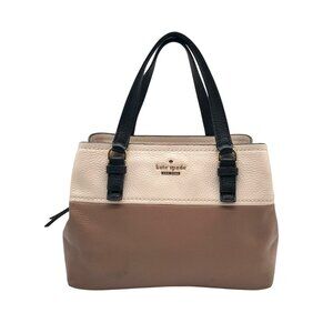 Kate Spade Pink Colorblock Pebbled Leather Jackson Street Octavia Shoulder Bag